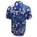 Impresión personalizada para hombres Playa Wear Camisa hawaiana